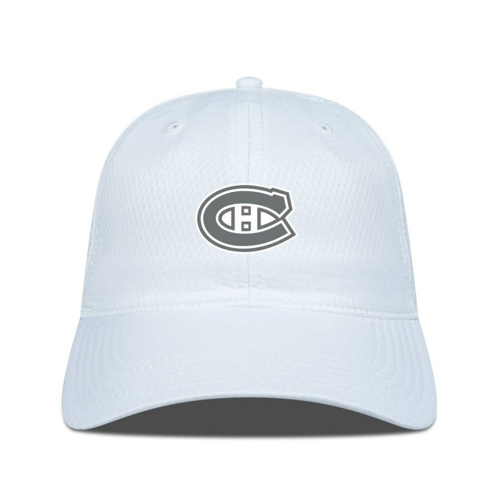 Montreal Canadiens Levelwear Matrix Slate & Snow Unstructured Adjustable Hat - White - NHL