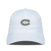 Montreal Canadiens Levelwear Matrix Slate & Snow Unstructured Adjustable Hat - White - NHL
