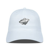 Minnesota Wild Levelwear Matrix Slate & Snow Unstructured Adjustable Hat - White - NHL