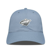 Minnesota Wild Levelwear Matrix Slate & Snow Unstructured Adjustable Hat - Blue - NHL
