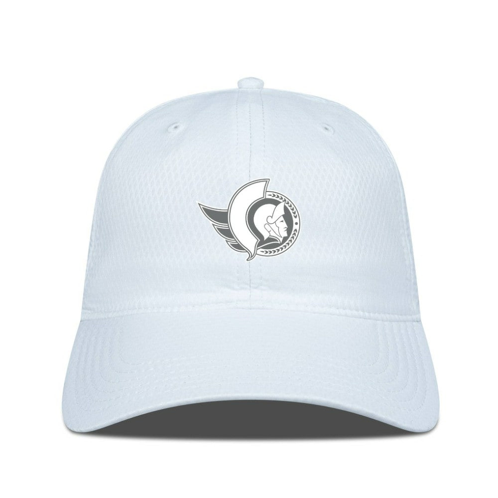 Ottawa Senators Levelwear Matrix Slate & Snow Unstructured Adjustable Hat - White - NHL