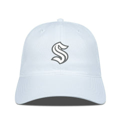 Seattle Kraken Levelwear Matrix Slate & Snow Unstructured Adjustable Hat - White - NHL