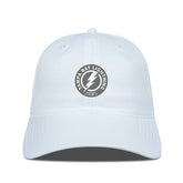 Tampa Bay Lightning Levelwear Matrix Slate & Snow Unstructured Adjustable Hat - White - NHL