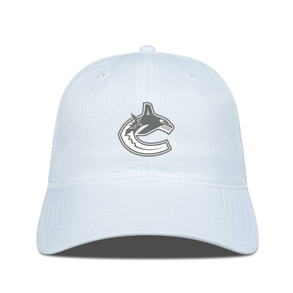 Vancouver Canucks Levelwear Matrix Slate & Snow Unstructured Adjustable Hat - White - NHL