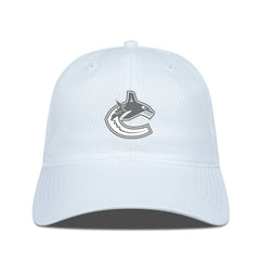 Vancouver Canucks Levelwear Matrix Slate & Snow Unstructured Adjustable Hat - White - NHL