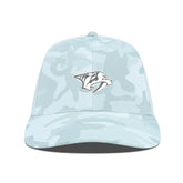 Nashville Predators Levelwear Clash Slate & Snow Meshback Flex Hat - Camo - NHL