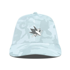 San Jose Sharks Levelwear Clash Slate & Snow Meshback Flex Hat - Camo - NHL