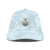 Edmonton Oilers Levelwear Clash Slate & Snow Meshback Flex Hat - Camo - NHL