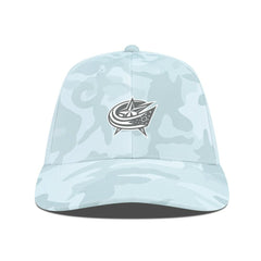 Columbus Blue Jackets Levelwear Clash Slate & Snow Meshback Flex Hat - Camo - NHL