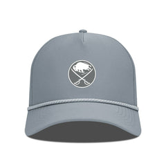 Buffalo Sabres Levelwear Gordon Slate & Snow Rope Adjustable Hat - Gray - NHL