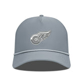 Detroit Red Wings Levelwear Gordon Slate & Snow Rope Adjustable Hat - Gray - NHL