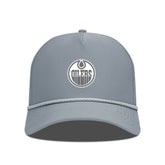 Edmonton Oilers Levelwear Gordon Slate & Snow Rope Adjustable Hat - Gray - NHL
