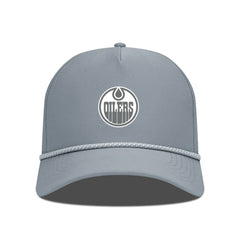 Edmonton Oilers Levelwear Gordon Slate & Snow Rope Adjustable Hat - Gray - NHL