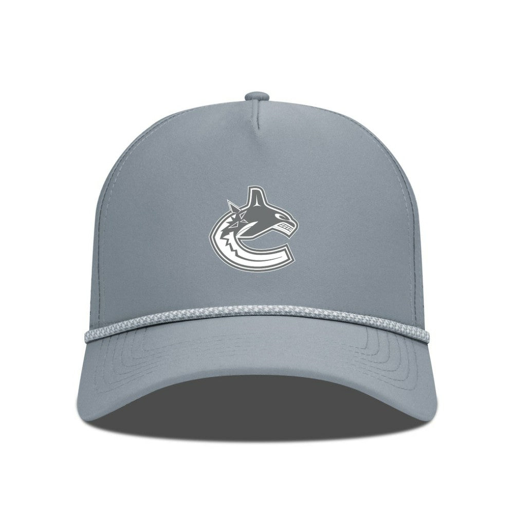 Vancouver Canucks Levelwear Gordon Slate & Snow Rope Adjustable Hat - Gray - NHL