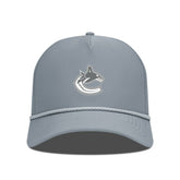Vancouver Canucks Levelwear Gordon Slate & Snow Rope Adjustable Hat - Gray - NHL