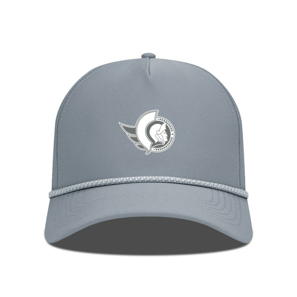 Ottawa Senators Levelwear Gordon Slate & Snow Rope Adjustable Hat - Gray - NHL