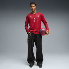 Cristiano Ronaldo Portugal National Team 2026 Home Replica Long Sleeve Jersey Red | Puma