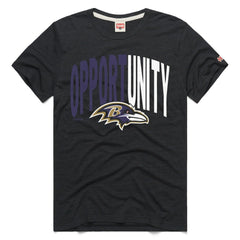 Baltimore Ravens Homage Unisex 2025 Inspire Change Opportunity Tri-Blend T-Shirt Charcoal | NFL