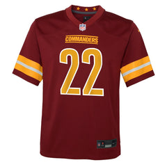 Jacory Croskey-Merritt Washington Commanders Youth Team Game Jersey Burgundy | Nike for Sale