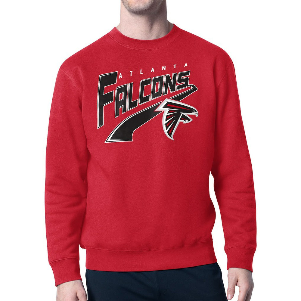 Atlanta Falcons Starter Modern Tailsweep Fleece Sweatshirt Red | NFL