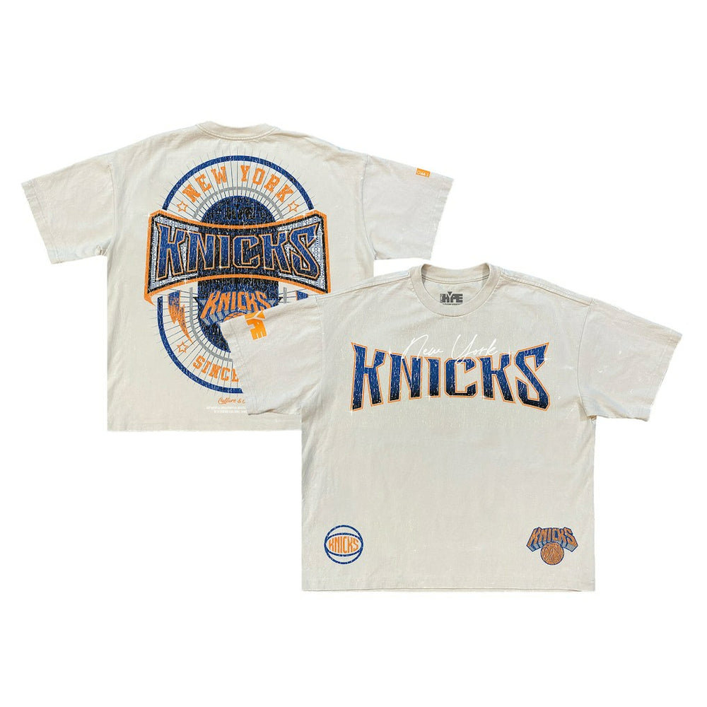 New York Knicks Legend Row Collection Premium T-Shirt Cream - NBA