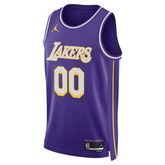 Los Angeles Lakers Jordan Brand Unisex Swingman Custom Jersey Statement Edition Purple - NBA