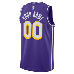 Los Angeles Lakers Jordan Brand Unisex Swingman Custom Jersey Statement Edition Purple - NBA