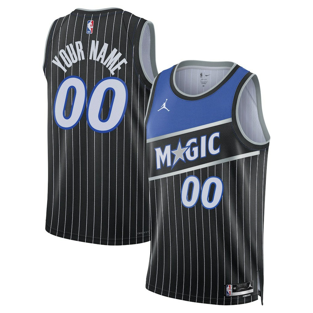 Orlando Magic Jordan Brand Unisex Swingman Custom Jersey Statement Edition Black - NBA