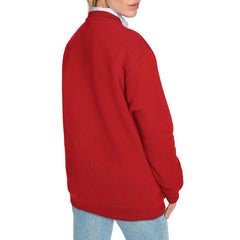 Buffalo Bills Starter Women's Color Shading Team Logo Fleece Sweatshirt Red | NFL