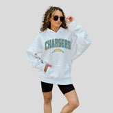 Los Angeles Chargers Gameday Couture Women's Fan Edition Premium Weight Hoodie Ash | NFL