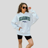 Seattle Seahawks Gameday Couture Women's Fan Edition Premium Weight Hoodie Ash | NFL