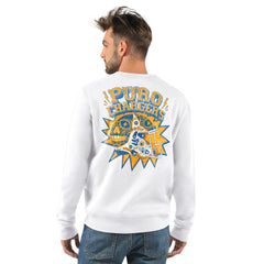 Los Angeles Chargers Starter Classic Puro Crew Neck Sweatshirt White | NFL