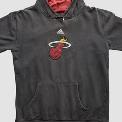 Miami Heat 2000s Pullover Sweatshirt Charcoal Vintage - NBA