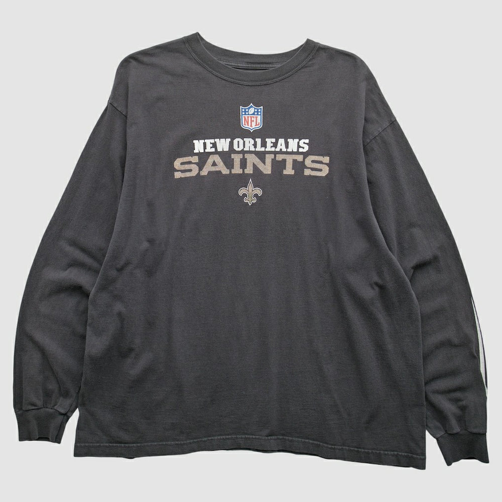 New Orleans Saints 2000s Long Sleeve T-Shirt Black Vintage | Fanatics