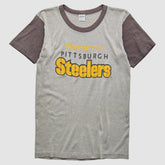 Pittsburgh Steelers Trench 80s T-Shirt Heather Gray Vintage | Fanatics