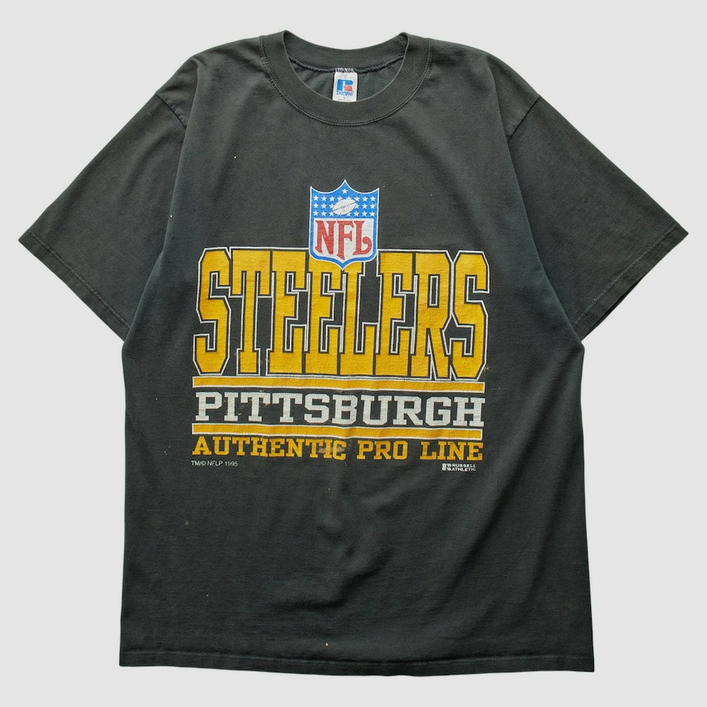 Pittsburgh Steelers Russell 1995 T-Shirt Black Vintage | Fanatics