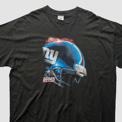New York Giants NFL 2000s T-Shirt Black Vintage | Fanatics