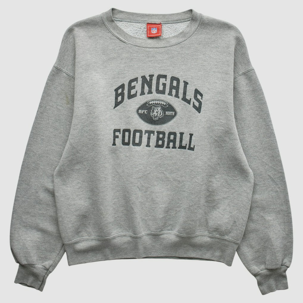 Cincinnati Bengals NFL 2000s Pullover Sweatshirt Heather Gray Vintage | Fanatics