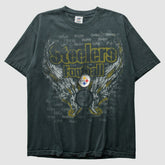 Pittsburgh Steelers NFL 2010s T-Shirt Charcoal Vintage | Fanatics