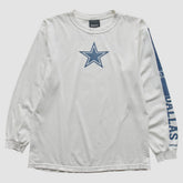 Dallas Cowboys Reebok 2010s Long Sleeve T-Shirt White Vintage | Fanatics