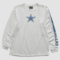 Dallas Cowboys Reebok 2010s Long Sleeve T-Shirt White Vintage | Fanatics