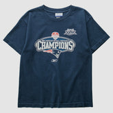 New England Patriots Reebok 2004 T-Shirt Navy Vintage | Fanatics