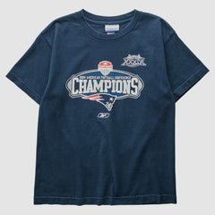 New England Patriots Reebok 2004 T-Shirt Navy Vintage | Fanatics