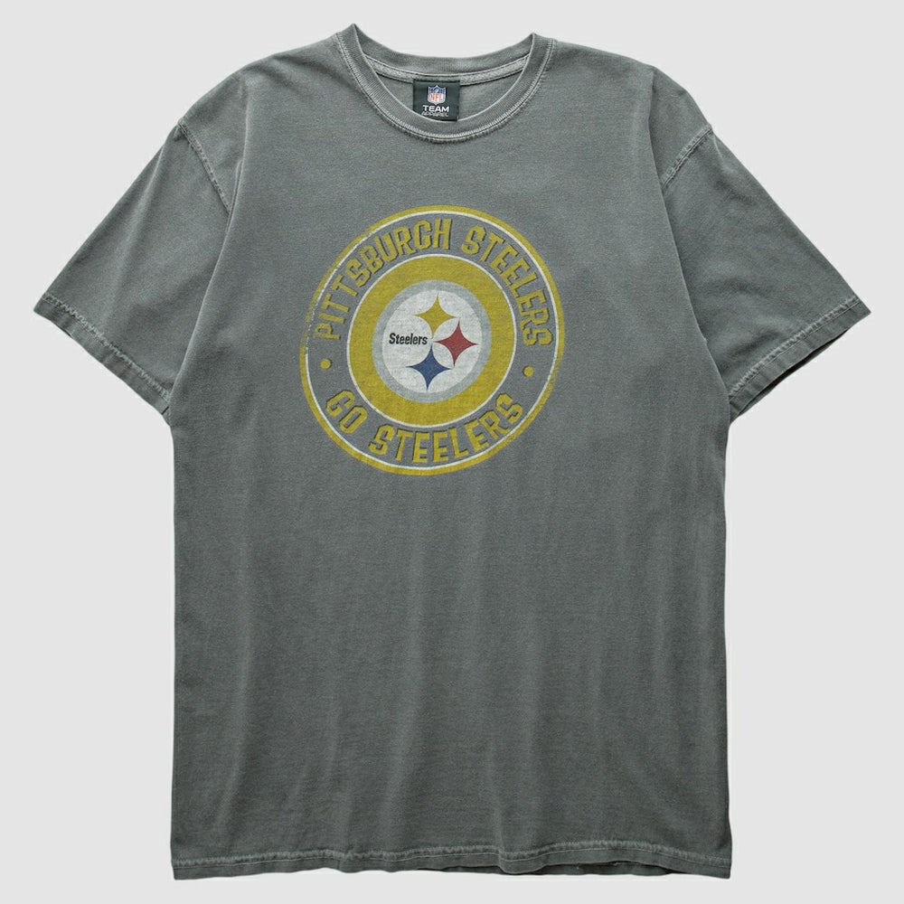 Pittsburgh Steelers NFL 2010s T-Shirt Charcoal Vintage | Fanatics