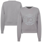 Philadelphia Flyers Levelwear Women's Slate & Snow Sponge Tri-Blend Sweatshirt - Gray - NHL