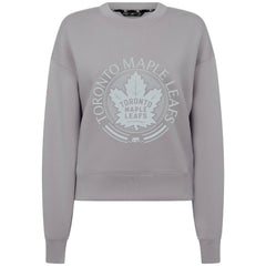 Toronto Maple Leafs Levelwear Women's Slate & Snow Sponge Tri-Blend Sweatshirt - Gray - NHL