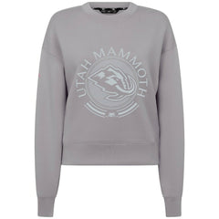 Utah Mammoth Levelwear Women's Slate & Snow Sponge Tri-Blend Sweatshirt - Gray - NHL