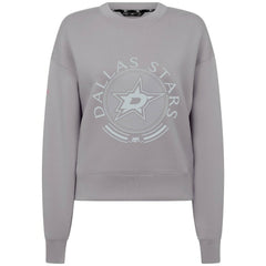 Dallas Stars Levelwear Women's Slate & Snow Sponge Tri-Blend Sweatshirt - Gray - NHL