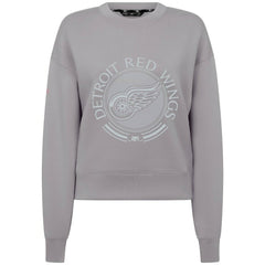 Detroit Red Wings Levelwear Women's Slate & Snow Sponge Tri-Blend Sweatshirt - Gray - NHL