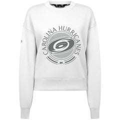 Carolina Hurricanes Levelwear Women's Slate & Snow Sponge Tri-Blend Sweatshirt - White - NHL